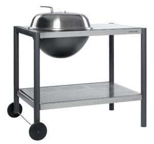 Dancook 1500 kettle charcoal BBQ with preparation Table
